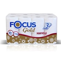 Focus gold rulo havlu 3 katlı 8 li